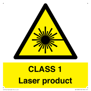 CLASS 1 Laser product